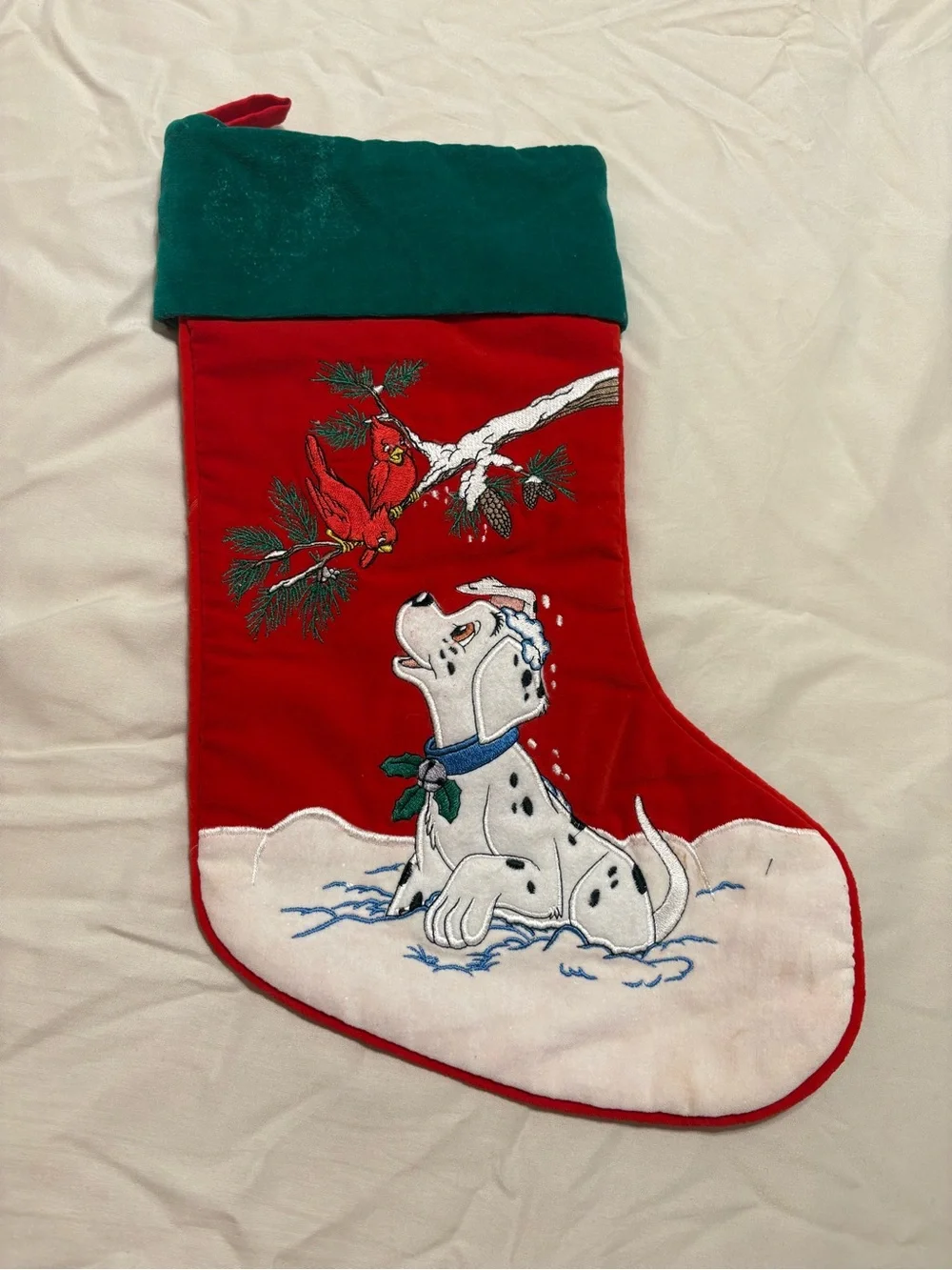 Vintage Disney 101 Dalmatians Disney stocking